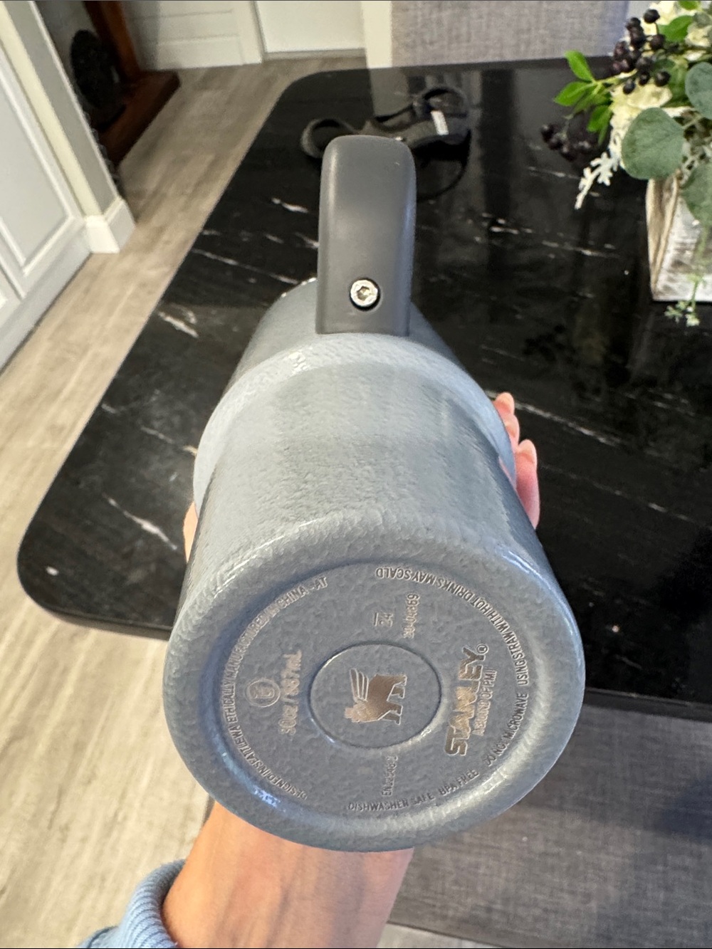 Stanley Light Gray Insulated Travel Tumbler with Handle and Straw - Picture 9 of 10